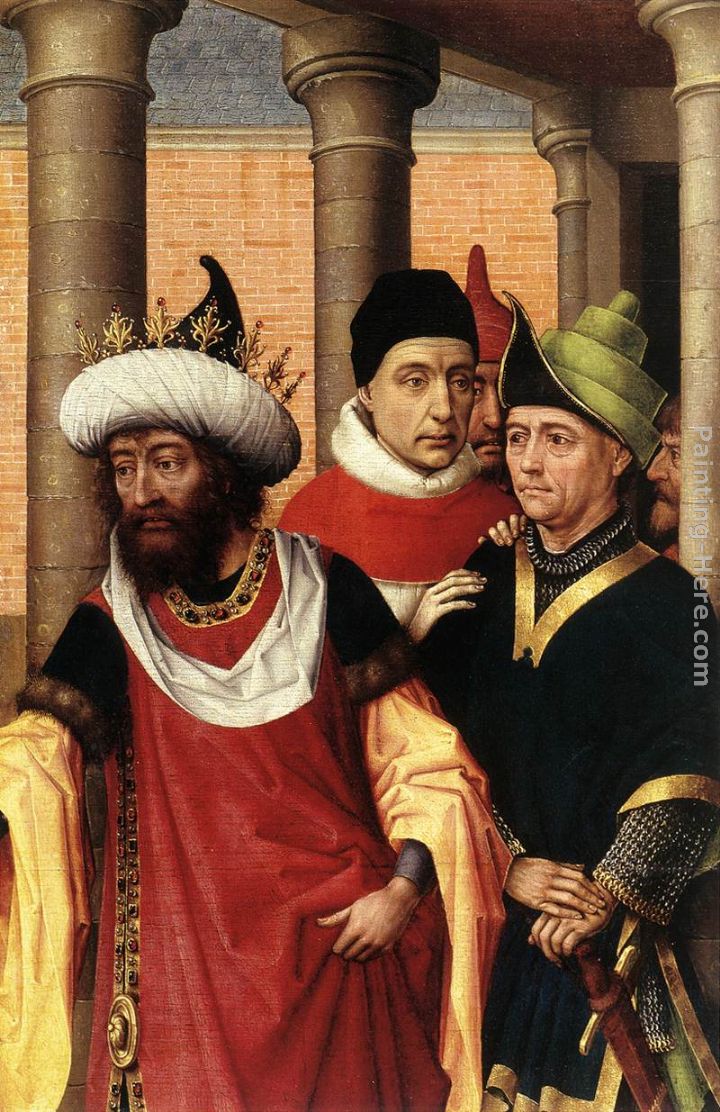 Group of Men painting - Rogier van der Weyden Group of Men art painting